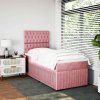Box spring postel s matrací 80 x 200 cm samet [3294498] (Barva Černá)