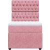 Box spring postel s matrací 80 x 200 cm samet [3294498] (Barva Černá)