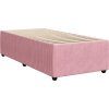 Box spring postel s matrací 80 x 200 cm samet [3294498] (Barva Černá)