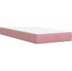 Box spring postel s matrací 80 x 200 cm samet [3294498] (Barva Černá)