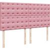 Box spring postel s matrací 180 x 200 cm samet [3290990] (Barva Světle šedá)