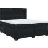 Box spring postel s matrací 180 x 200 cm samet [3290990] (Barva Světle šedá)