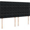 Box spring postel s matrací 180 x 200 cm samet [3290990] (Barva Světle šedá)