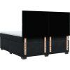 Box spring postel s matrací 180 x 200 cm samet [3290990] (Barva Světle šedá)