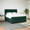 Box spring postel s matrací 180 x 200 cm samet [3290990] (Barva Světle šedá)
