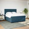 Box spring postel s matrací 180 x 200 cm samet [3290990] (Barva Světle šedá)