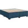 Box spring postel s matrací 180 x 200 cm samet [3290990] (Barva Světle šedá)