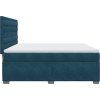 Box spring postel s matrací 180 x 200 cm samet [3290990] (Barva Světle šedá)