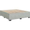 Box spring postel s matrací 180x200 cm samet [3290990] (Barva Světle šedá)