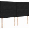 Box spring postel s matrací 180 x 200 cm samet [3294701] (Barva Tmavě šedá)