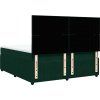 Box spring postel s matrací 180 x 200 cm samet [3294701] (Barva Tmavě šedá)