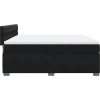 Box spring postel s matrací 180 x 200 cm samet [3286385] (Barva Tmavě šedá)