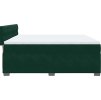 Box spring postel s matrací 180 x 200 cm samet [3286385] (Barva Tmavě šedá)