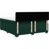 Box spring postel s matrací 180 x 200 cm samet [3286385] (Barva Tmavě šedá)