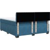 Box spring postel s matrací 180 x 200 cm samet [3286385] (Barva Tmavě šedá)