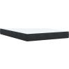 Box spring postel s matrací 160 x 200 cm samet [3286362] (Barva Černá)