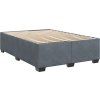 Box spring postel s matrací 160 x 200 cm samet [3286362] (Barva Černá)