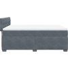 Box spring postel s matrací 160 x 200 cm samet [3286362] (Barva Černá)