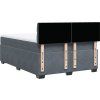 Box spring postel s matrací 160 x 200 cm samet [3286362] (Barva Černá)