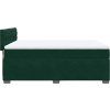 Box spring postel s matrací 160 x 200 cm samet [3286362] (Barva Černá)