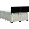 Box spring postel s matrací 160 x 200 cm samet [3286362] (Barva Černá)
