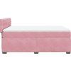 Box spring postel s matrací 160 x 200 cm samet [3286362] (Barva Černá)