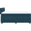 Box spring postel s matrací 160 x 200 cm samet [3286362] (Barva Černá)
