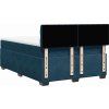 Box spring postel s matrací 160 x 200 cm samet [3286362] (Barva Černá)