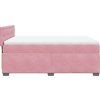 Box spring postel s matrací 140 x 200 cm samet [3288644] (Barva Černá)