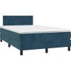 Box spring postel s matrací 120 x 200 cm samet [3141178] (Barva Růžová)