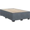 Box spring postel s matrací 120 x 200 cm samet [3293184] (Barva Černá)