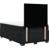 Box spring postel s matrací 120 x 200 cm samet [3293178] (Barva Černá)