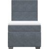 Box spring postel s matrací 90x190 cm samet [3290784] (Barva Modrá)