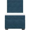 Box spring postel s matrací 90x190 cm samet [3290784] (Barva Modrá)