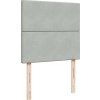 Box spring postel s matrací 90x190 cm samet [3290784] (Barva Modrá)