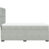 Box spring postel s matrací 90x190 cm samet [3290784] (Barva Modrá)