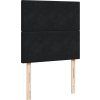 Box spring postel s matrací 90x190 cm samet [3290784] (Barva Modrá)