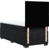 Box spring postel s matrací 90x190 cm samet [3290784] (Barva Modrá)