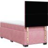 Box spring postel s matrací 90x190 cm samet [3290784] (Barva Modrá)