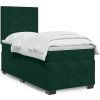 Box spring postel s matrací 90x190 cm samet [3290784] (Barva Modrá)