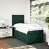 Box spring postel s matrací 90x190 cm samet [3290784] (Barva Modrá)