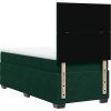Box spring postel s matrací 90x190 cm samet [3290784] (Barva Modrá)