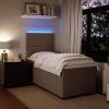 Box spring postel s matrací 90x190 cm samet [3293081] (Barva Tmavě šedá)
