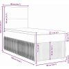 Box spring postel s matrací 90x190 cm samet [3294510] (Barva Černá)