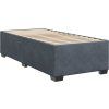 Box spring postel s matrací 90x190 cm samet [3288492] (Barva Světle šedá)
