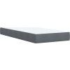 Box spring postel s matrací 90x190 cm samet [3288492] (Barva Světle šedá)