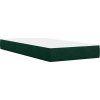 Box spring postel s matrací 90x190 cm samet [3288492] (Barva Světle šedá)