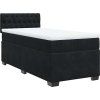 Box spring postel s matrací 90x190 cm samet [3288492] (Barva Světle šedá)