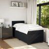 Box spring postel s matrací 90x190 cm samet [3288492] (Barva Světle šedá)