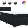 Box spring postel s matrací 90x190 cm samet [3288484] (Barva Modrá)